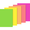 HEYDA Bloc de papier fluo, A4, 10 feuilles, couleurs fluo