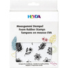 HEYDA Set tampons caoutchouc mousse 'lettres & chiffres', I