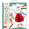 HEYDA Kit de coloriage 3D 'Amis rigolos', 15 pièces