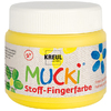 KREUL Gouache aux doigts textile 'MUCKI', 150 ml, blanc