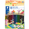 STAEDTLER Crayon de couleur Noris Colour, étui carton de 18