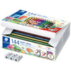 STAEDTLER Crayon de couleurs triangulaire Noris colour, 144