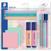STAEDTLER Kit d'écriture pastel, avec 3 bloc-notes adhésifs