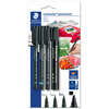 STAEDTLER Set de marqueurs permanents Lumocolor,sous blister