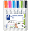 STAEDTLER Marqueur tableau blanc 351 Lumocolor, étui de 6
