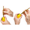 STAEDTLER Boîte taille-crayon Noris, à cliquet, jaune/noir