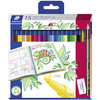 STAEDTLER Feutre triplus color, pack promo de 15