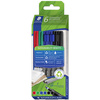 STAEDTLER Lumocolor Marqueur permanent 318F, boite de 6