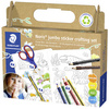 STAEDTLER Kit créatif de stickers Noris jumbo, 12 pièces