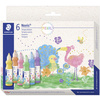 STAEDTLER Gouache PEARL Noris, étui de 6