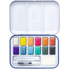 STAEDTLER Peinture aquarelle métallisée, étui en métal de 12