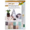 folia Bloc de papier design 'Hotfoil', A4, 165 g/m2