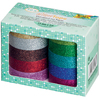 folia Ruban adhésif déco 'Glitter Tape', kit de 10