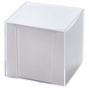 folia Bloc cube avec boîtier, plastique, transparent