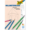 folia Bloc papier millimétré, A3, 80 g/m2, 25 feuilles