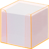 folia Bloc cube avec boîtier 'Luxbox' orange, équipé