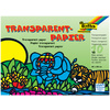 folia Cahier de papier transparent, 140 x 200 mm,10 feuilles