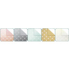 folia Papier créatif 'Pastilles en velours', 240 x 340 mm