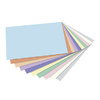 folia Bloc papier de couleur/carton de bricolage PASTEL, A4