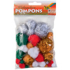 folia Pompons GLITTER X-MAS, différentes tailles