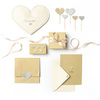 folia Sticker pailleté en caoutchouc mousse HEARTS LOVE