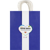folia Sac en papier BASIC, taille: L, assorti