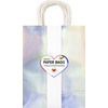 folia Sac en papier IRISE SCINTILLANT, taille: L