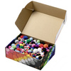 folia Mélange de pompons MULTICOLORE Jumbobox, 200g, assorti