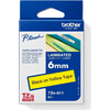 brother TZe-Tape TZe-611 cassette à ruban, Largeur: 6 mm, - 66386