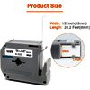 brother M-Tape M-K231 cassette de ruban, Largeur de - 66855