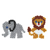 Hama Perles à repasser maxi + plaques 'Lion, petit éléphant'