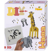 Hama Perles à repasser midi 'Safari', coffret cadeau, 3D