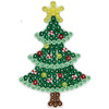 Hama Plaque pour perles midi 'Sapin de Noël', petit, vert