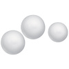 KNORR prandell Set de boules en polystyrène, blanc