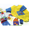 EBERHARD FABER Tablier de peinture Mini Kids, jaune/bleu