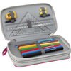 EBERHARD FABER Etui scolaire double rabat, 30 pièces, rose