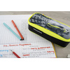 EBERHARD FABER Trousse Race Car, noir / jaune fluo