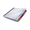 GBC Intercalaires en plastique PolyDividers, A4, 5 touches,