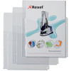 Rexel Housse prospectus avec pochette pliable, A4, PVC