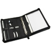 Alassio Serviette classeur 'RIMINI', A4, similicuir, noir - 68381