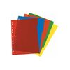 herlitz Intercalaires en plastique, uni, A4, 5 touches