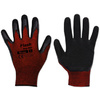 Bradas Gants de travail Flash Grip RED, noir/rouge, S