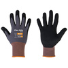 Bradas Gants de travail Flex Grip Sandy, noir/gris, XXL