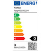 Hansa Lampe de bureau à LED rechargeable Flare spot, blanc