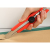 NT Cutter L-500P, boîtier en plastique, 18 mm, rouge