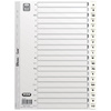 ELBA Intercalaires en plastique, A-Z, A4, 20 touches, blanc