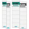 ELBA Etiquette pour dos de classeur Rado Brillant, blanc