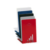 WEDO Serre-livres, (L)140 x (P)140 x (H)120 mm, rouge