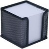 WEDO Bloc cube avec boîtier 'Office', fil métallique, noir
