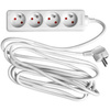Wonday Prolongateur multiprise, 4 prises, blanc